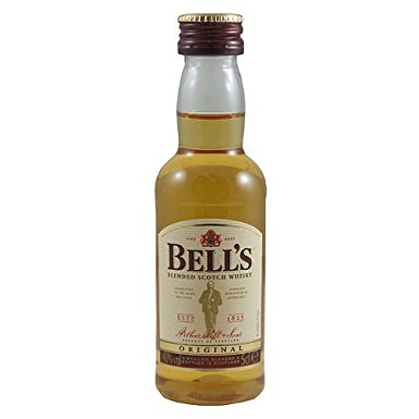 bells whiskey small bottle